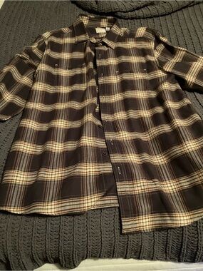 Men's Plaid Button-Down Shirt